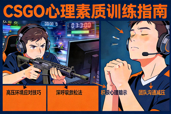 CSGO心理素质训练指南，展示选手在高压比赛中的心理调节技巧
